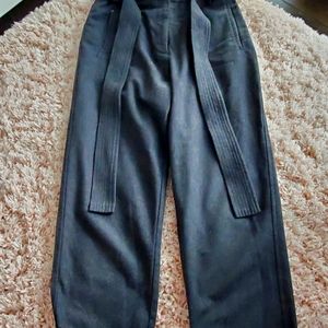 Wilfred cropped wool tie up pants